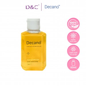 Dung dịch vệ sinh phụ nữ Decano 60ml chiết xuất lô hội, dưỡng ẩm, thơm mát suốt ngày dài